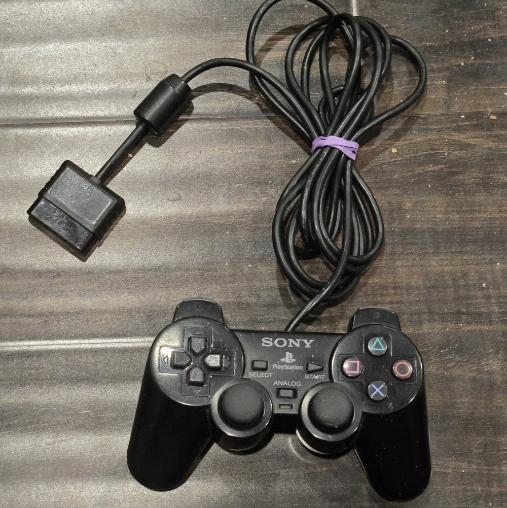 Sony DualShock PlayStation 2 Black Controller